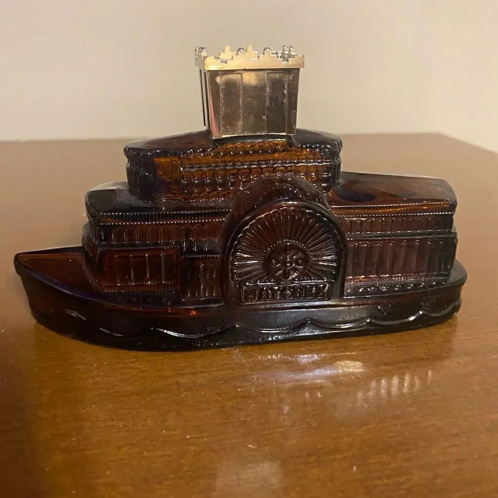 Vintage Avon Sternwheeler boat empty bottle